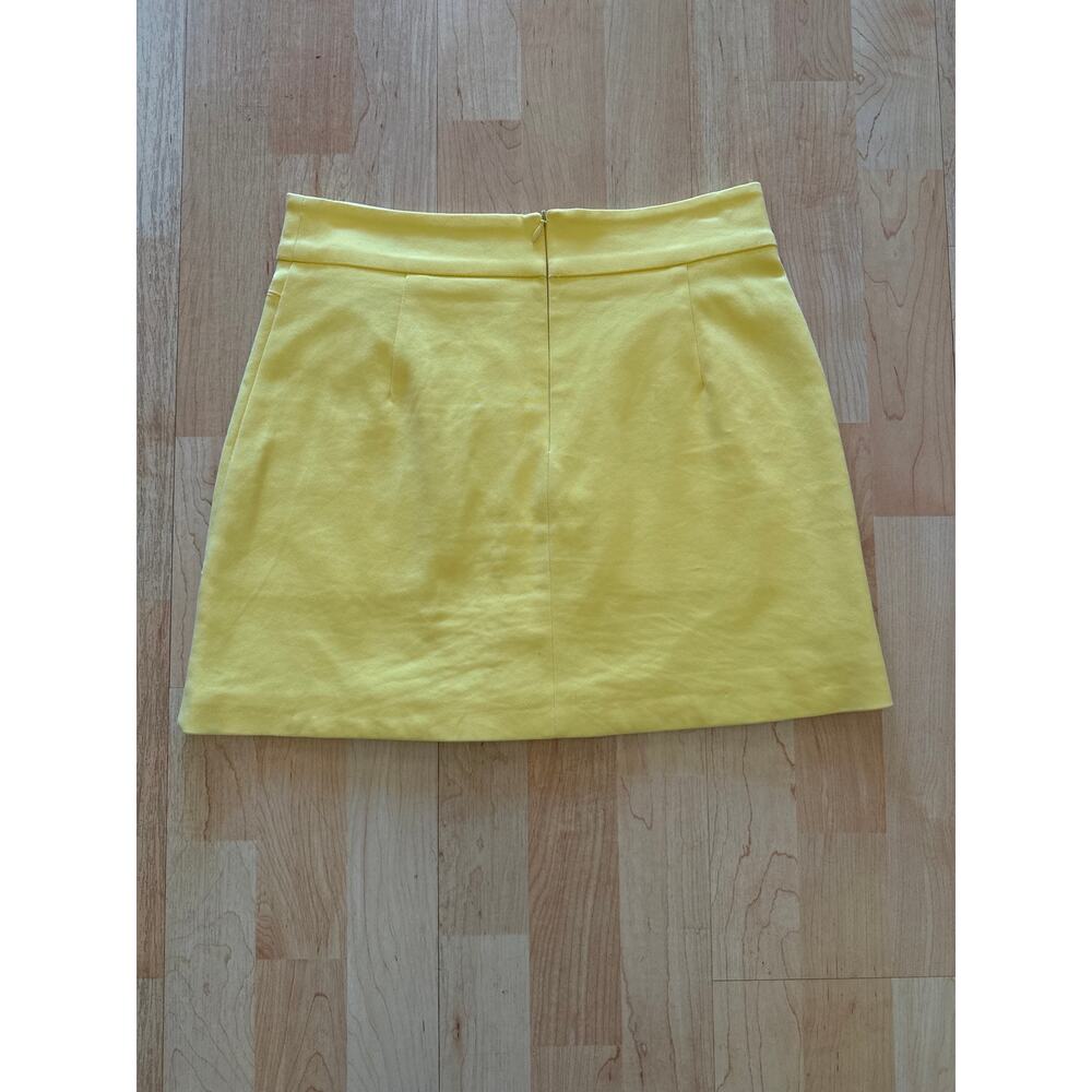 *Yellow Zara Women Mini Skirt Size M - Picture 2 of 6